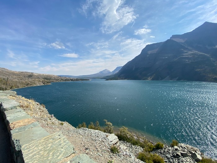 Saint Mary Lake on the Eastern Side of the Park