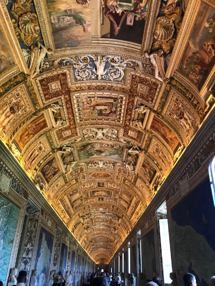 Some map room frescoes by Cesare Nebbia
