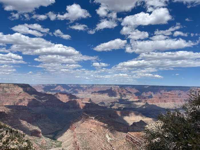 Big Cloudy Sky over the Canyon