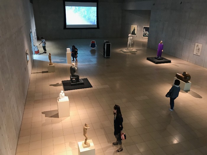 Cool view of the Vangi museum interior