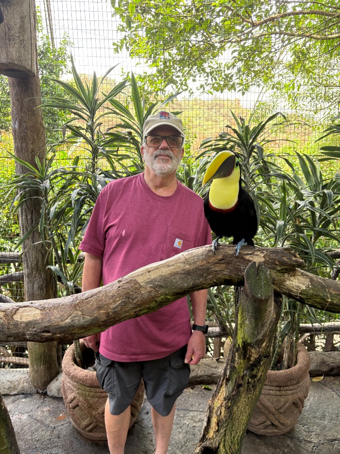 My new friend at the Children's forest