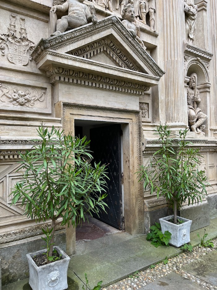 Entrance to the Holy Hut
