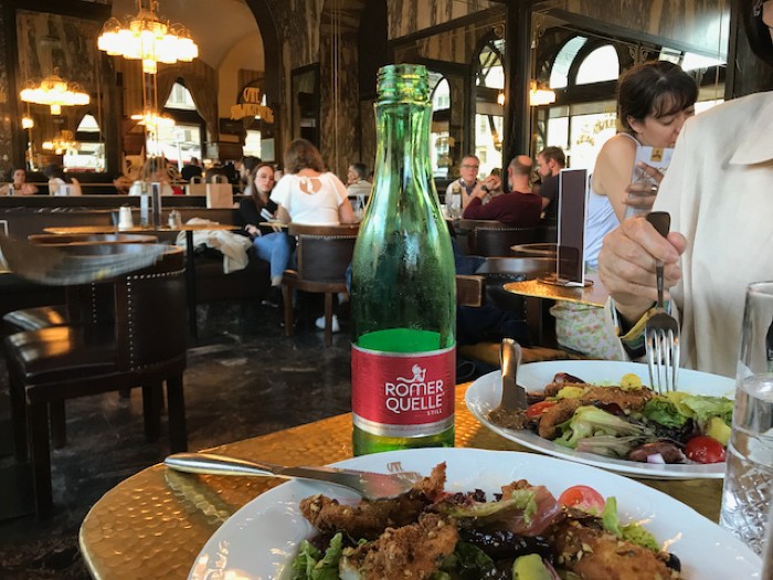 Dinner at the Cafe Schwarzenberg