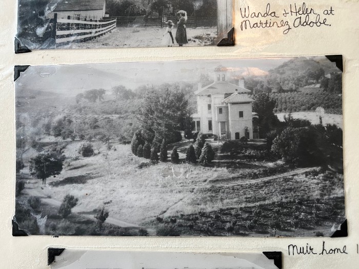 Period picture of the ranch and house