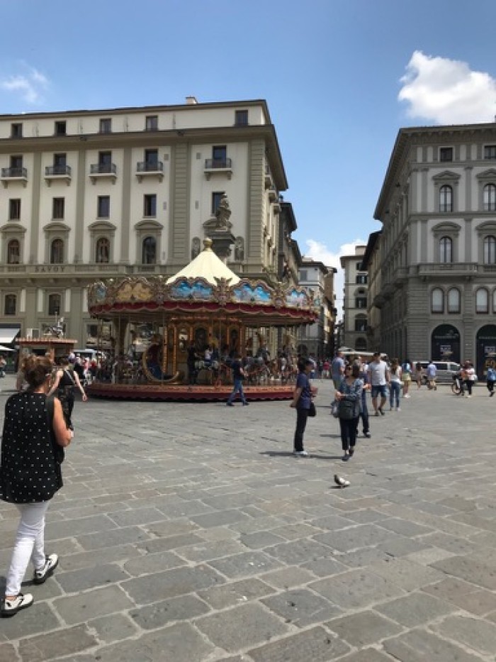 The Merry-Go-Round in the Square