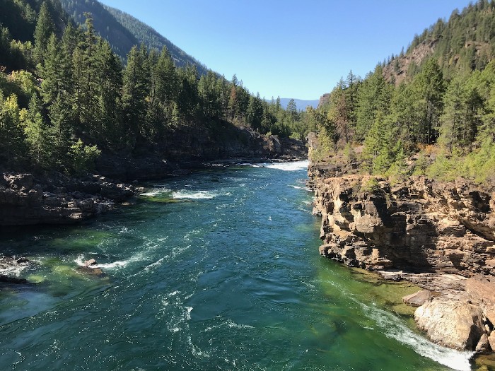 Kootenai River view from the Bridge